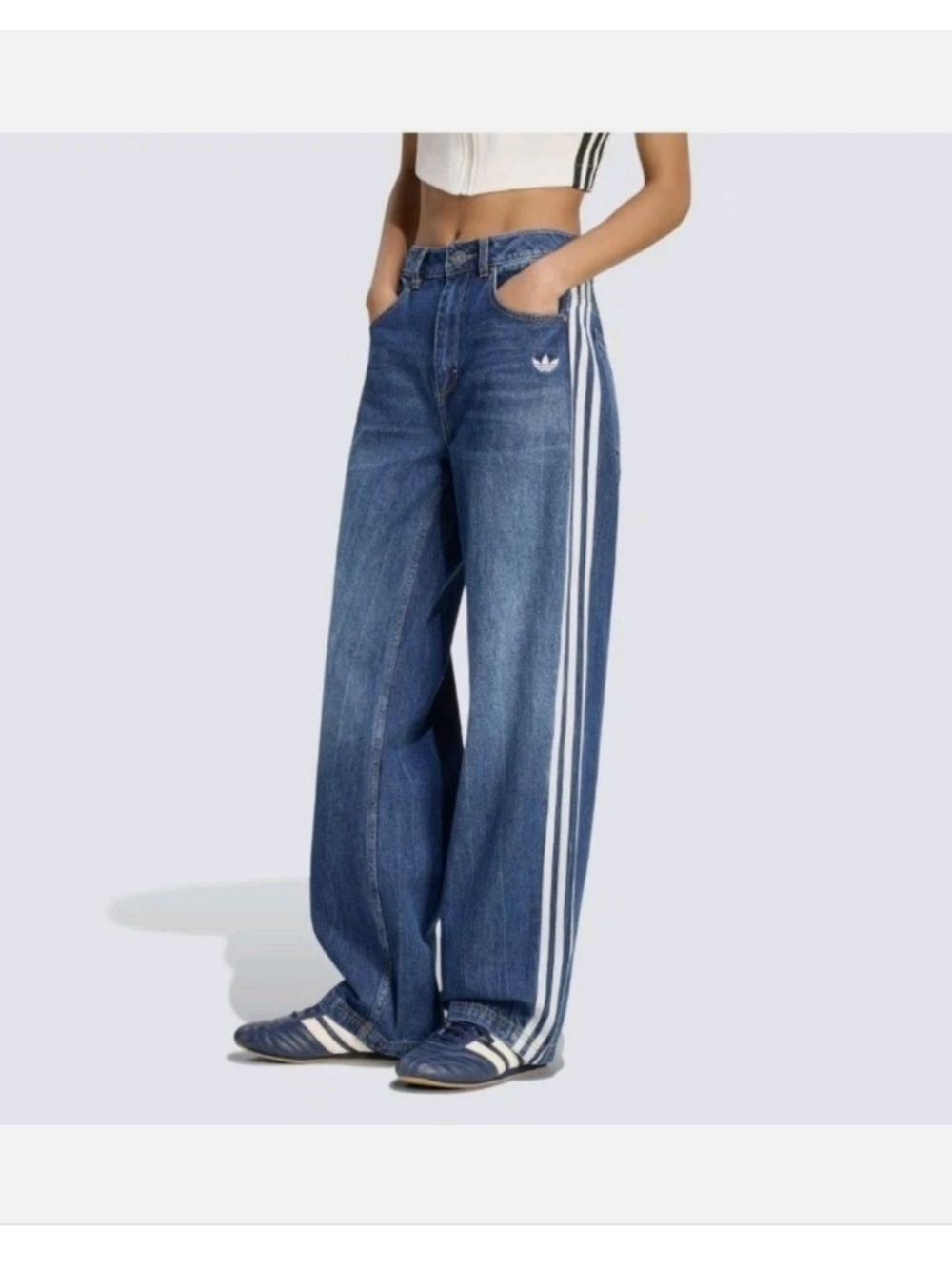 Adidas VINTAGE DAD JEANS New With Tags